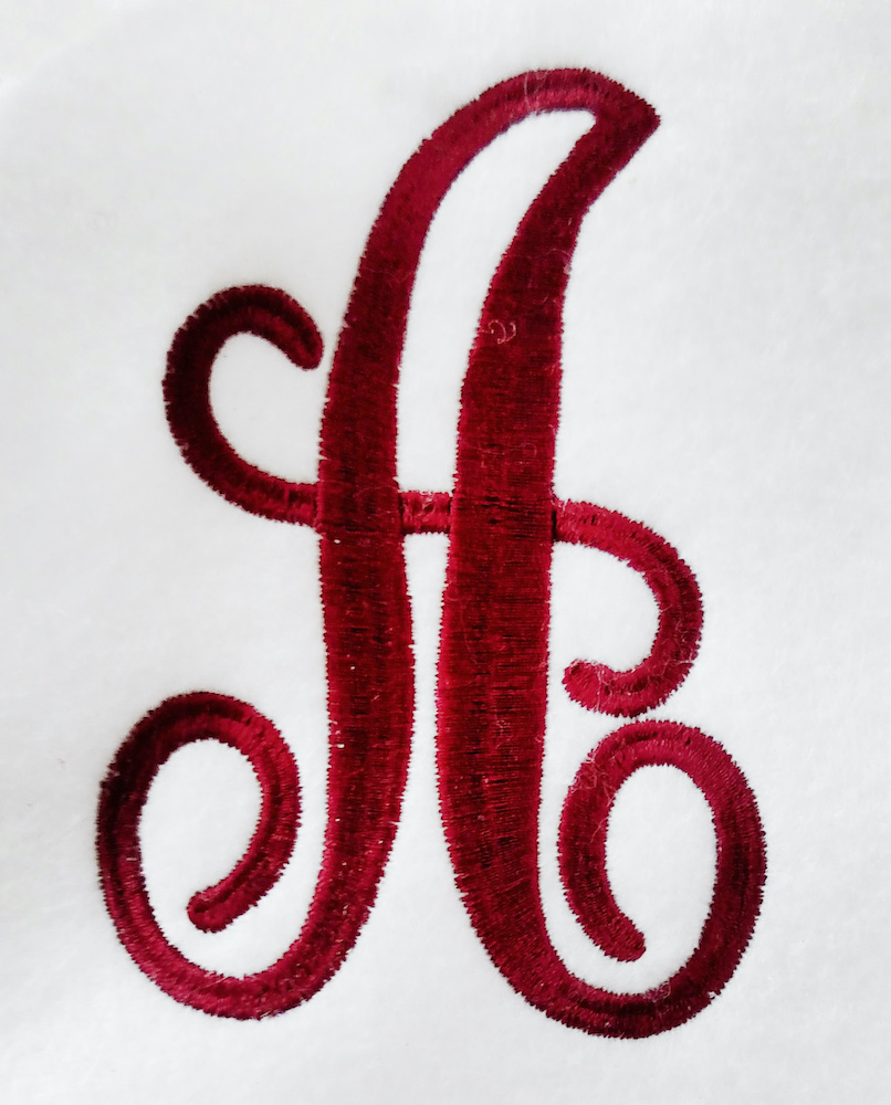 Embroidered Monogram